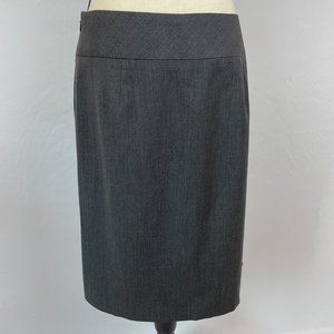 Banana Republic Gray Wool A-Line Pencil Skirt – Size 8P